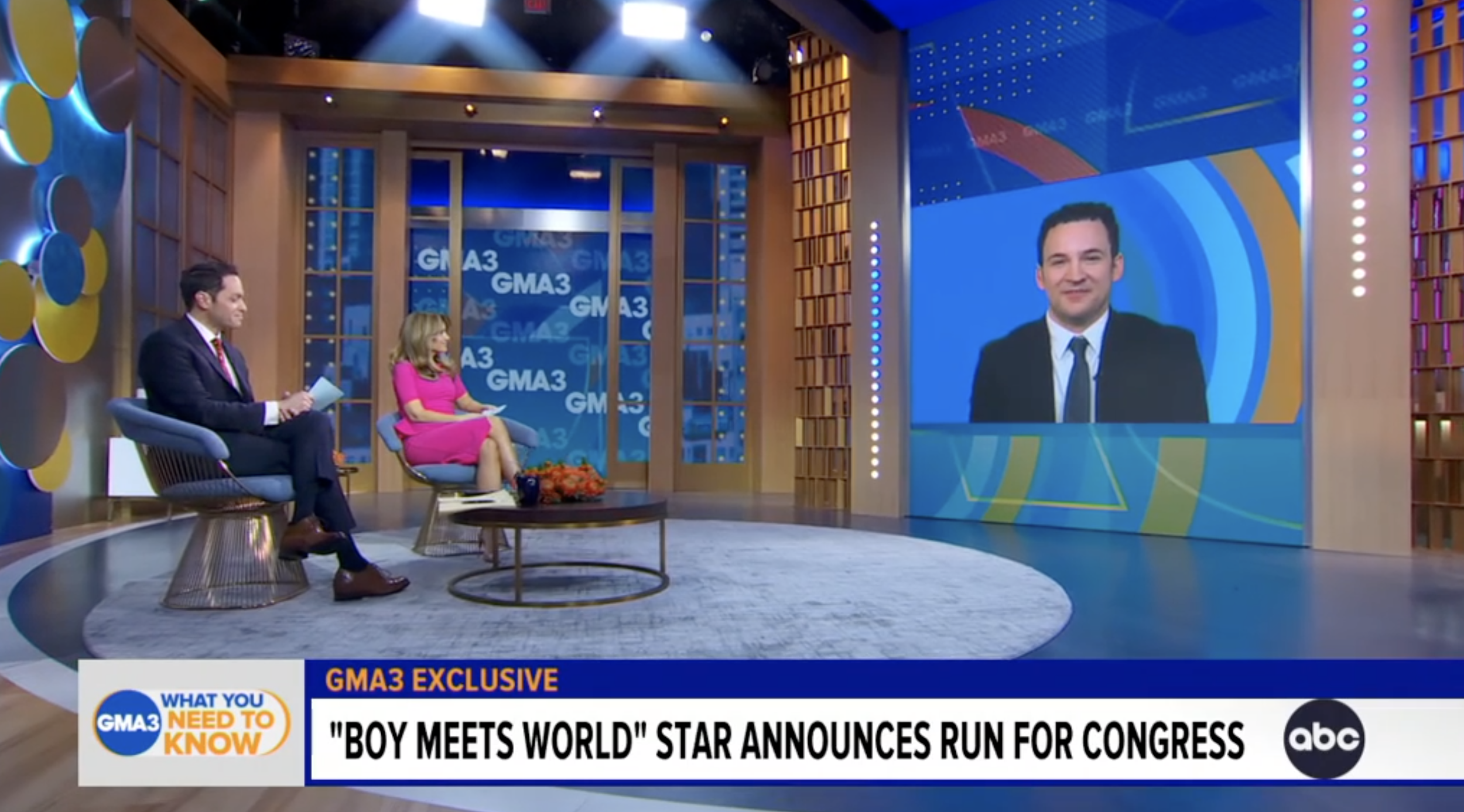 ABC NEWS: 'Boy Meets World' star talks about run for Congress